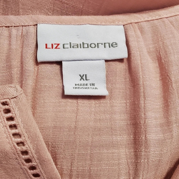 NWT Liz Claiborne Women's Boho Style Blouse XL - Picture 4 of 5